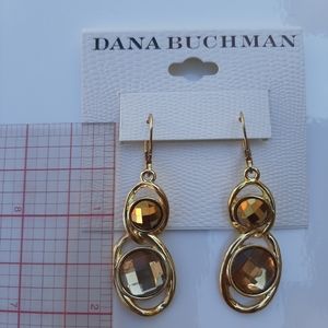 Dana Buchman Gold Dangle Earring